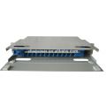 1HE 24 Port Schubladen Typ Fiber Optic Patch Panel ODF mit Sc lc st Fc Glasfaser Adapter